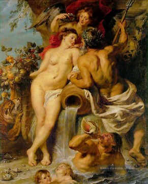  Paul Malerei - Die Union der Erde und Wasser Barock Peter Paul Rubens